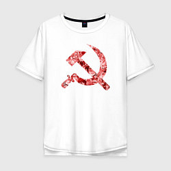 Мужская футболка оверсайз Ахегао СССР