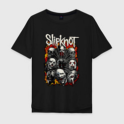 Мужская футболка оверсайз Slipknot