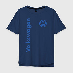 Футболка оверсайз мужская Volkswagen, цвет: тёмно-синий
