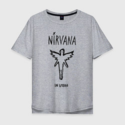 Мужская футболка оверсайз Nirvana In utero