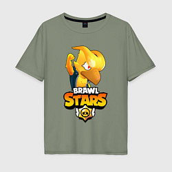 Мужская футболка оверсайз BRAWL STARS CROW PHOENIX