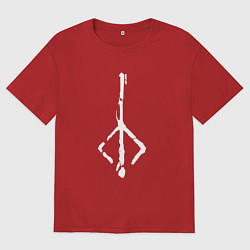 Футболка оверсайз мужская BLOODBORNE, цвет: красный