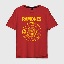Мужская футболка оверсайз RAMONES