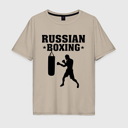 Мужская футболка оверсайз Russian Boxing