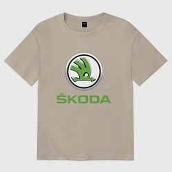 Мужская футболка оверсайз Skoda