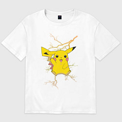 Мужская футболка оверсайз Pikachu