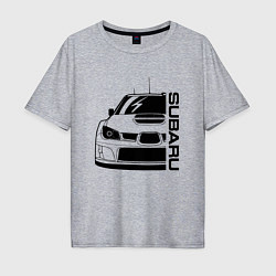 Футболка оверсайз мужская SUBARU Z, цвет: меланж