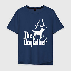 Мужская футболка оверсайз The Dogfather - пародия