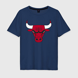 Мужская футболка оверсайз Chicago Bulls