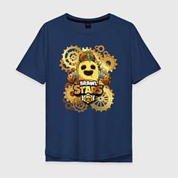 Мужская футболка оверсайз Brawl Stars Robot Spike