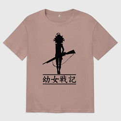 Мужская футболка оверсайз Силуэт Тани