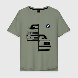 Мужская футболка оверсайз BMW БМВ Z