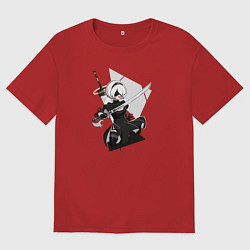 Мужская футболка оверсайз Nier Automata