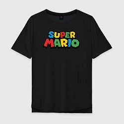 Мужская футболка оверсайз Super mario