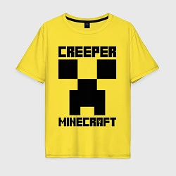 Мужская футболка оверсайз MINECRAFT CREEPER