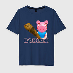 Мужская футболка оверсайз Roblox Piggy