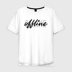Мужская футболка оверсайз Offline
