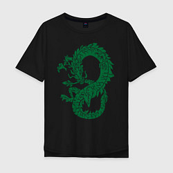 Мужская футболка оверсайз Древний китайский дракон