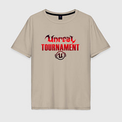 Мужская футболка оверсайз Unreal Tournament