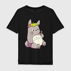 Мужская футболка оверсайз Little Totoro