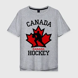 Мужская футболка оверсайз Canada Hockey