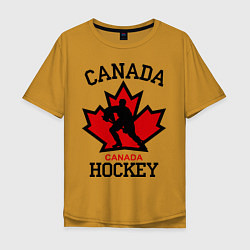 Мужская футболка оверсайз Canada Hockey