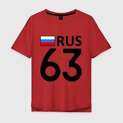 Мужская футболка оверсайз RUS 63