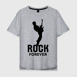 Мужская футболка оверсайз Rock forever