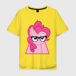 Футболка оверсайз мужская Pinky Pie hipster, цвет: желтый