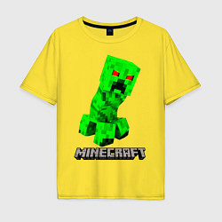 Мужская футболка оверсайз MINECRAFT CREEPER