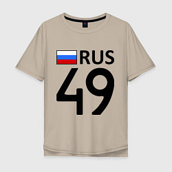 Мужская футболка оверсайз RUS 49