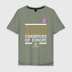 Мужская футболка оверсайз FC Bayern Munchen Champions of Europe 2020