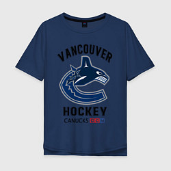 Мужская футболка оверсайз VANCOUVER CANUCKS NHL