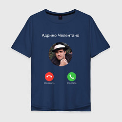 Мужская футболка оверсайз Адриано Челентано