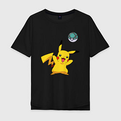 Мужская футболка оверсайз Pokemon pikachu 1