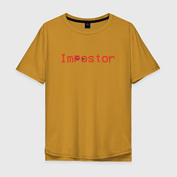 Мужская футболка оверсайз Among Us Impostor