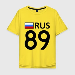 Мужская футболка оверсайз RUS 89