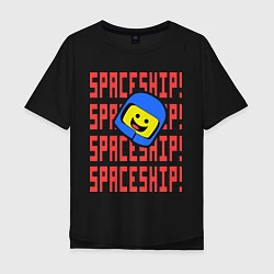 Мужская футболка оверсайз Spaceship