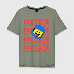 Мужская футболка оверсайз Spaceship