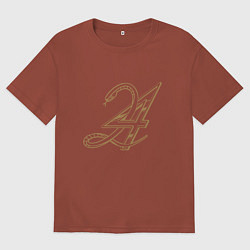 Футболка оверсайз мужская Kobe Bryant, цвет: кирпичный