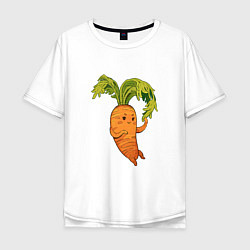 Мужская футболка оверсайз Милая морковка