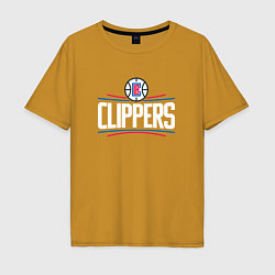 Мужская футболка оверсайз Los Angeles Clippers