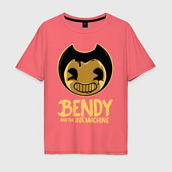 Мужская футболка оверсайз Bendy And The Ink Machine