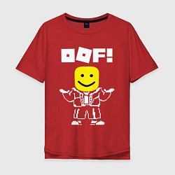 Футболка оверсайз мужская ROBLOX, цвет: красный