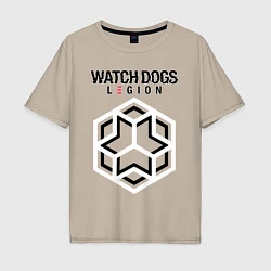 Мужская футболка оверсайз Футурологи Watch Dogs Legion