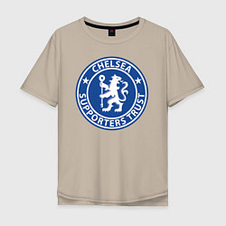 Футболка оверсайз мужская Chelsea FC, цвет: миндальный