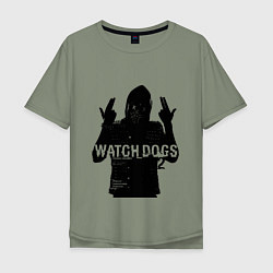 Мужская футболка оверсайз Watch dogs 2 Z