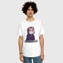 Футболка оверсайз мужская Mr Robot, цвет: белый — фото 2