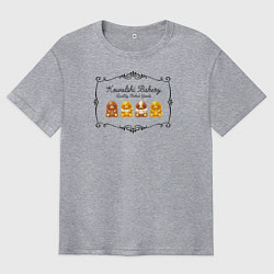 Футболка оверсайз мужская Baby Nifflers Baked Goods, цвет: меланж