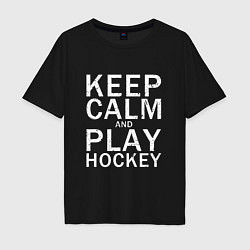Мужская футболка оверсайз K C a Play Hockey